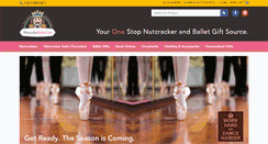 Desktop Screenshot of nutcrackerballetgifts.com